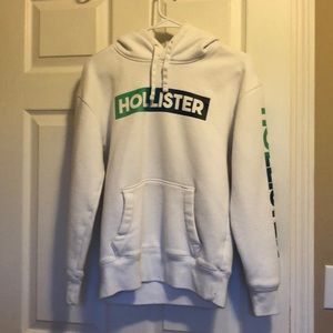 White Hollister Hoodie